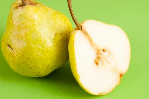 Green pear Stock Photos