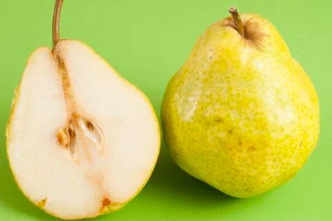 Green pear Stock Photos