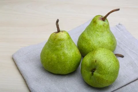 Green pears Stock Photos
