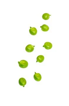 Green peas close up Stock Photos