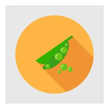 Green peas Stock-Illustration