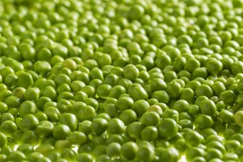 Green peas kernels Foto stock