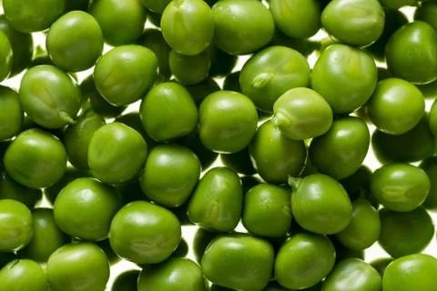Green peas kernels Stock Photos