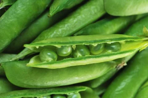 Green peas Foto stock
