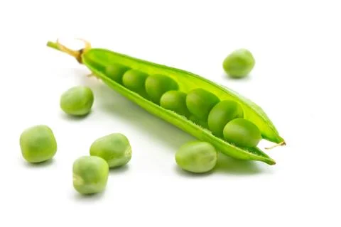 Green peas Stock Photos