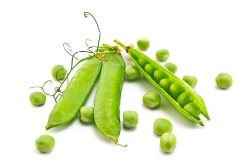 Green peas Stockfoto's