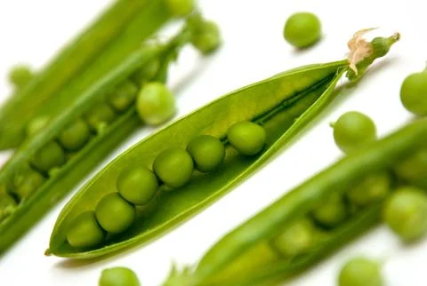 Green peas Stock Photos