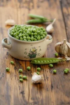 Green peas Stock Photos