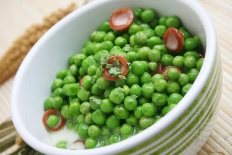 Green peas Stock Photos