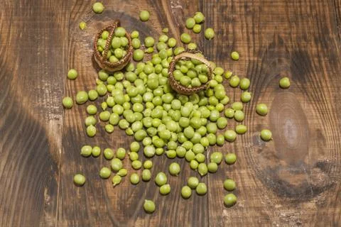Green peas Stock Photos