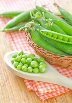 Green peas Foto stock