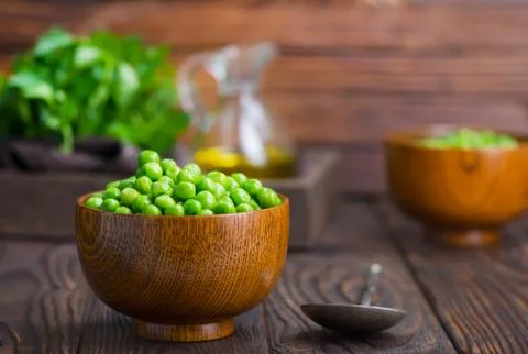 Green peas Stock Photos