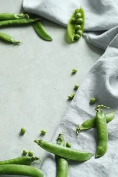 Green peas Foto stock
