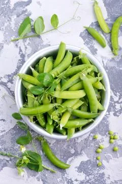 Green peas Stock Photos