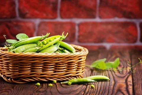 Green peas Stock Photos