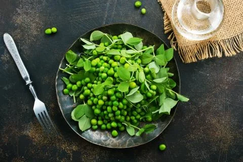 Green peas Stock Photos