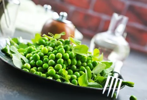Green peas Stock Photos