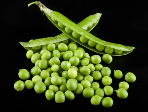 Green peas Stock Photos