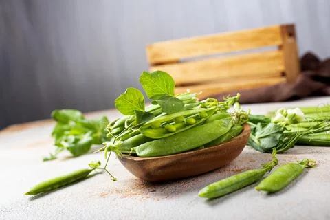 Green peas Stock Photos