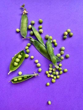 Green peas Stock Photos