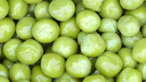 Green peas texture background Stock Footage 71965234