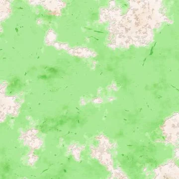 Green Peeling Paint on Old Rough Concrete Wall Texture Background. 3D rendering Illustrazione stock