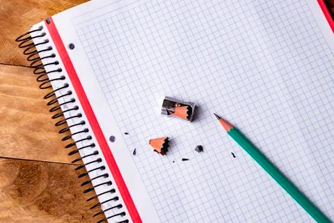 Green pencil, concept time to be creative. Stock Photos