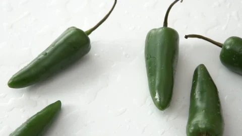 Green pepper Video stock 101057837