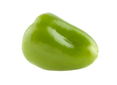 Green pepper isolated on white background Stock Photos