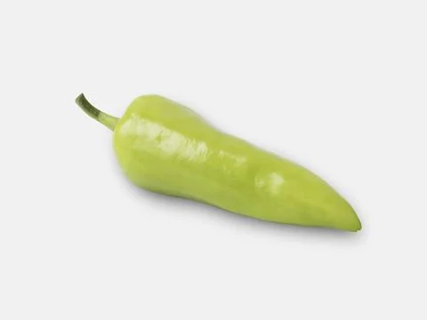 Green pepper isolated on white background Stock Photos
