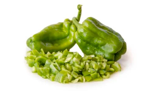 Green pepper Foto stock