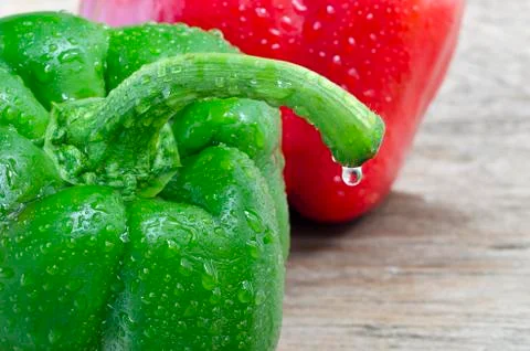 Green pepper Stock Photos
