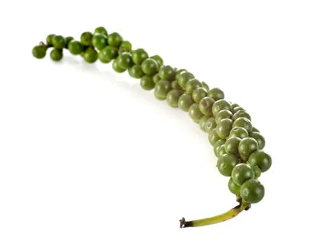 Green pepper in studio Stock Photos