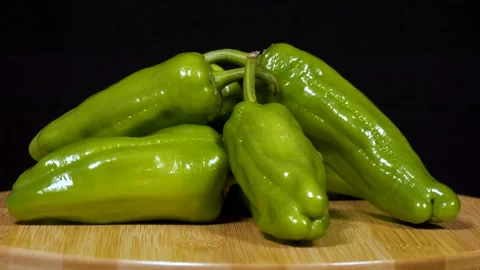 Green Peppers Stock Footage 332010339