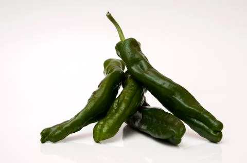 Green peppers 写真素材