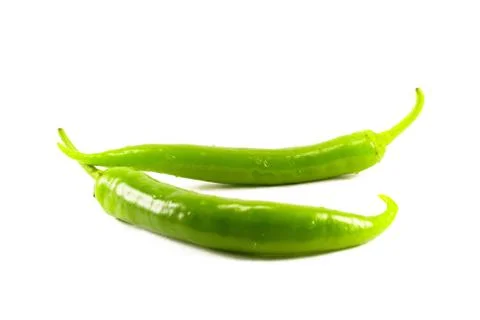 Green peppers Stock Photos