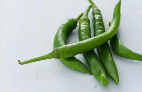 Green peppers Stock Photos