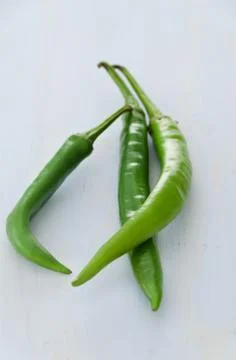 Green peppers Stock Photos