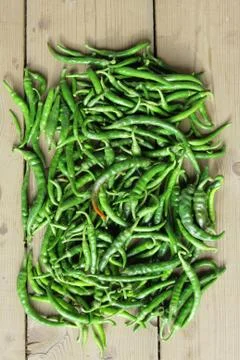 Green peppers Stock Photos