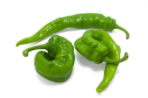Green peppers Stock Photos