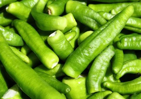 Green peppers Stock Photos