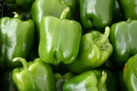 Green Peppers Stock Photos
