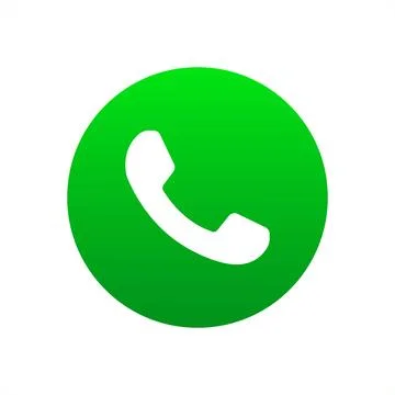 Green Phone Icon Stock Illustration