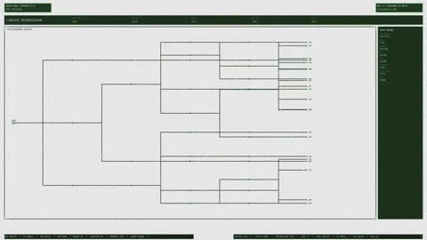 Green Phylogenetic Tree Biotech HUD Element Stock Footage 336059240
