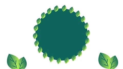 Green Pineapple Wreath Stock Footage 335630183