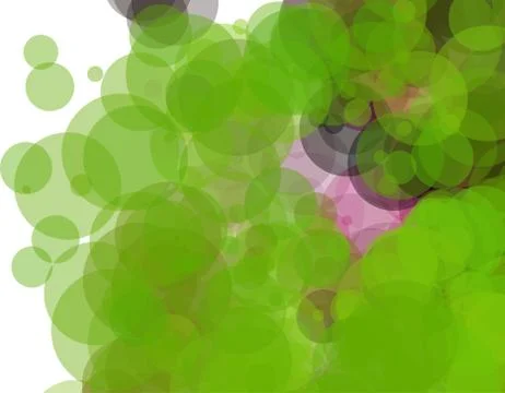 Green Pink Splatter Stock-Illustration