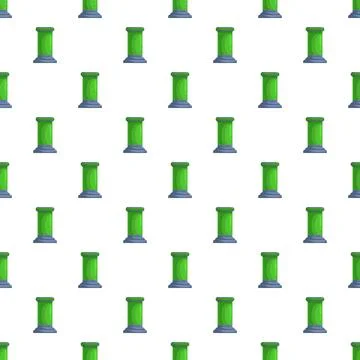 Green pipes pattern for retro gaming background design Stock Illustration