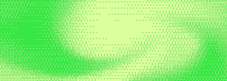 Green pixel background with gradient pattern Stock Illustration