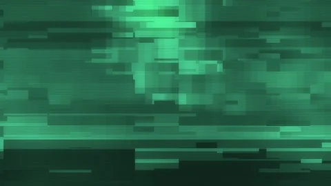 Green Pixel Glitch Distortion Animation Background Loop Stock Footage 347604342