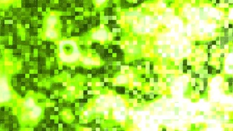 Green pixel mosaic abstract background seamless loop digital texture 動画素材 331618014